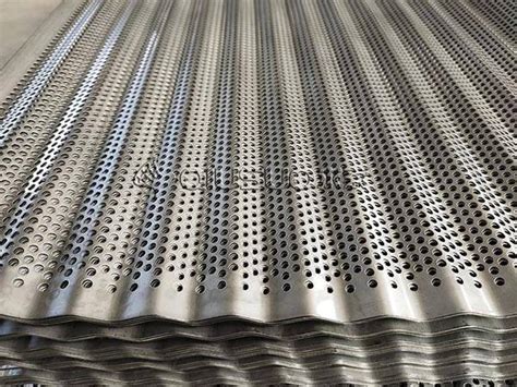 perforated corrugated metal sheet|perforated corrugated metal decking.